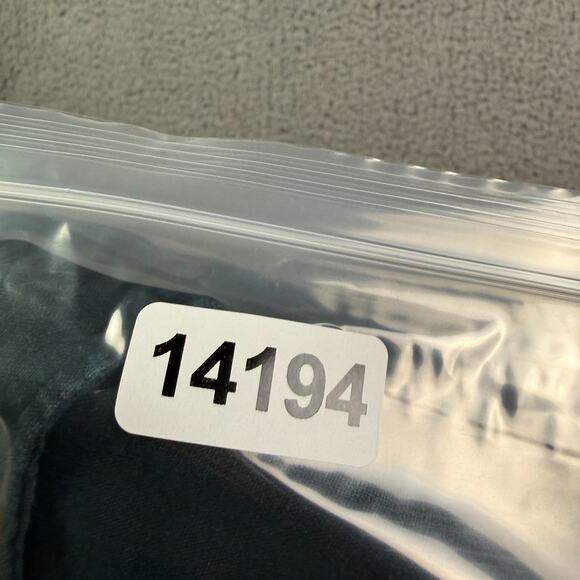 AllSaints 100% Linen Button Shirt Mens S Navy Blue Jutland Long Sleeve Camp - Picture 11 of 11